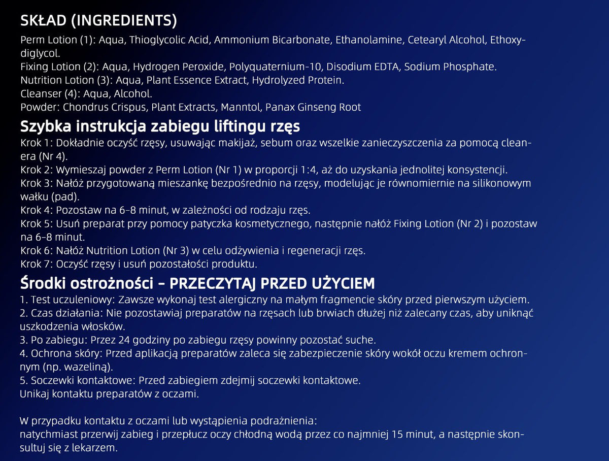 Laminacja koreanska instrukcja